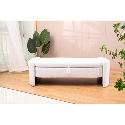 Repose-pieds rectangulaire large de 57 po Mailyn