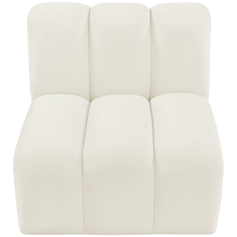 Hiplita Velvet Side Chair, Cream Velvet