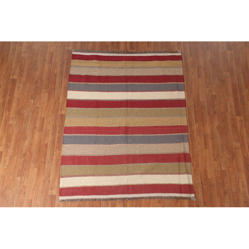 Tapis rayé kilim 5 x 7