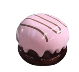 Jadian Pink Mallow Truffle Over Sized Statue