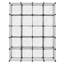 Salzer 178cm H x 148cm W Iron Cube Bookcase
