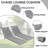 2 Pcs Set Patio 73” × 24” Chaise Lounge Cushions-916902639