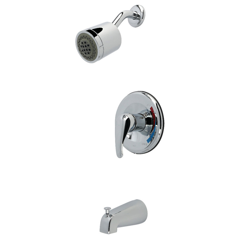 Kingston Brass Single-Handle Pressure Balanced Tub and Shower Faucet