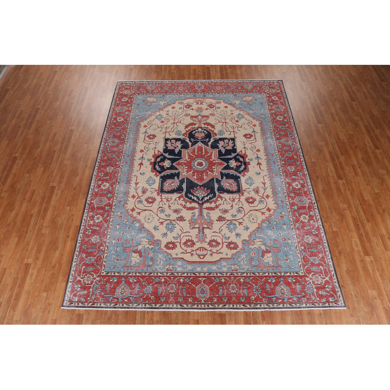 Tapis géométrique turc 9 x 12