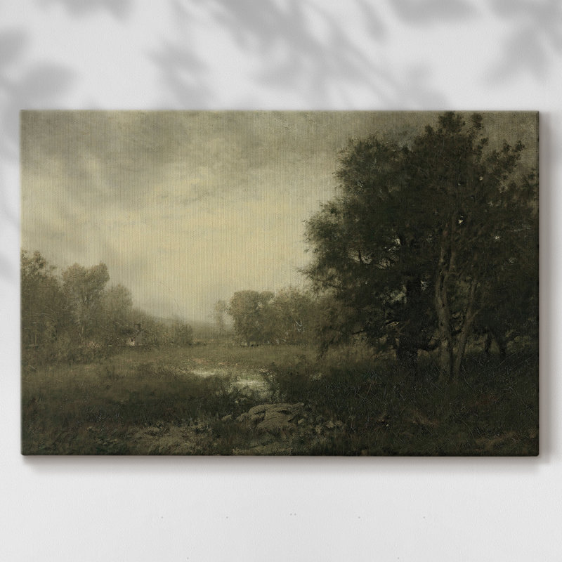 Paysages rétro-CDxxv -Galerie enveloppée Cavas, 8 x 12