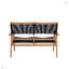 Chaise de patio 2 pièces