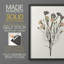 «Organic Floral III», reproduction encadrée - bois massif-885488468-885488470