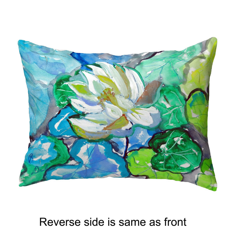 Outdoor Reversible Throw Pillow