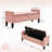 50" Wide Velvet Tufted Rectangle Storage Ottoman-123038194