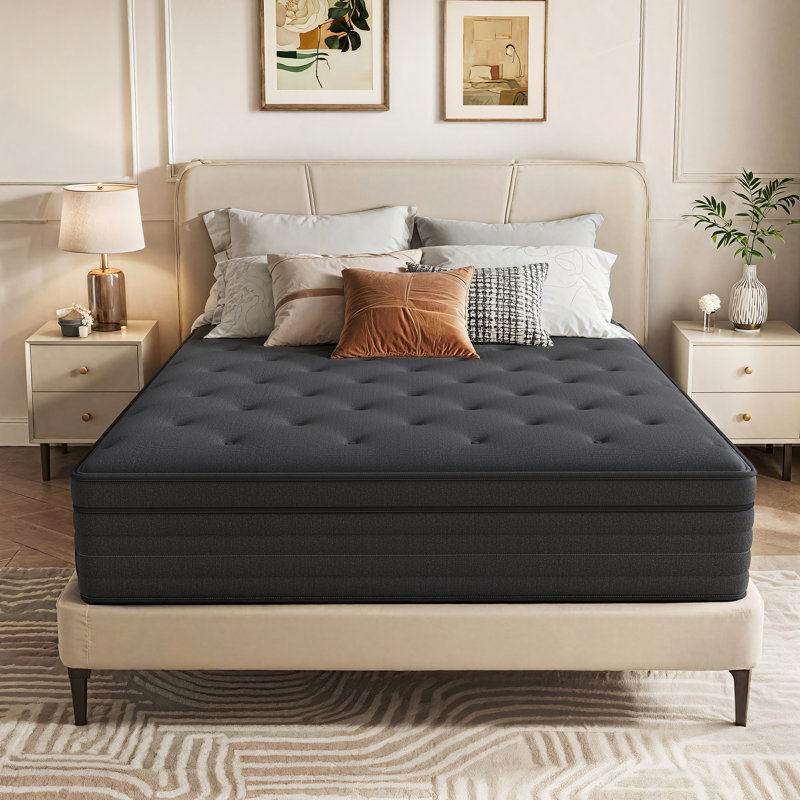 Morganville Medium Pocket Spring Hybrid Mattress Euro Top, 12", Full