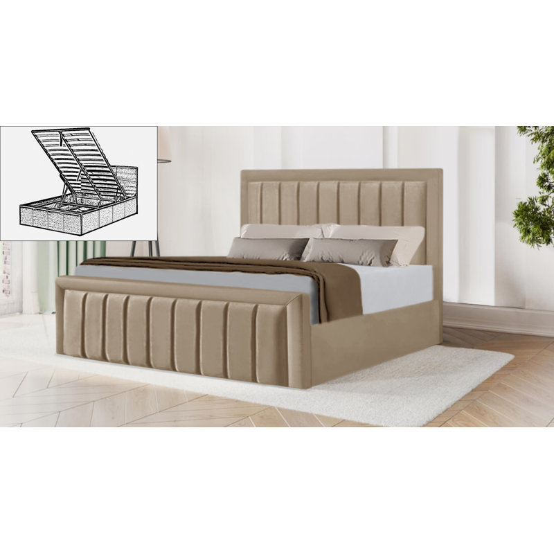 Belmiro Storage Bed, Single (3'), Mink