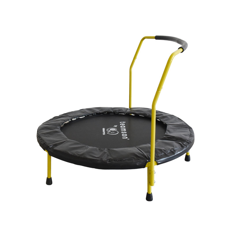 Teamson By Crowntec 36" Blue Trampoline With Handle For Kids
