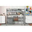 Lit mezzanine en bois avec bureau, boîte de rangement, tablette et 3 tiroirs-1294931295