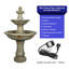 Fontaine d'extérieur moderne 51,5 "à 3 niveaux