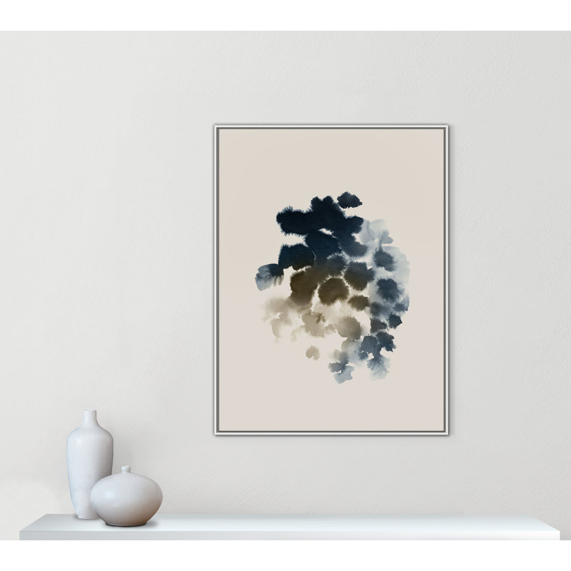 «Emerald Azure II» par Casa Fine Arts, H 49,5 po x l 37,5 po, Blanc