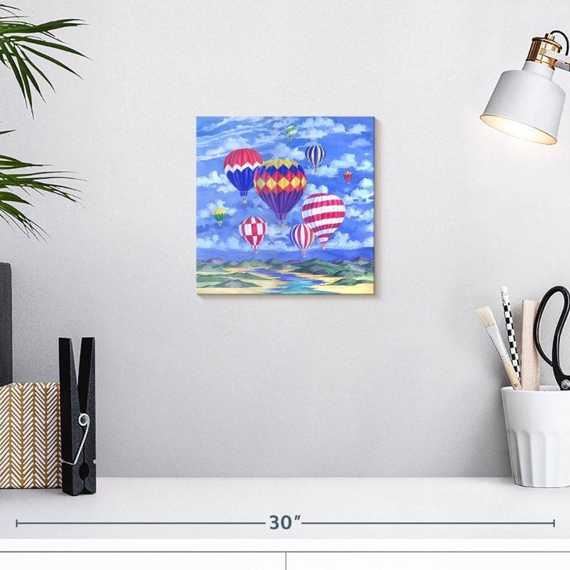 Balloons Over River