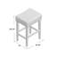 Tabouret de comptoir Zuma Kd-1258725769