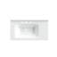 Meuble-lavabo 36 po avec lavabo 36 po - Armoire blanche moderne à 2 portes et 4 tiroirs avec surface lisse pour un entretien facile - 36 po de rangement simple et imperméable