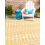 Tapis intérieur / extérieur jaune Artressia-1969146508