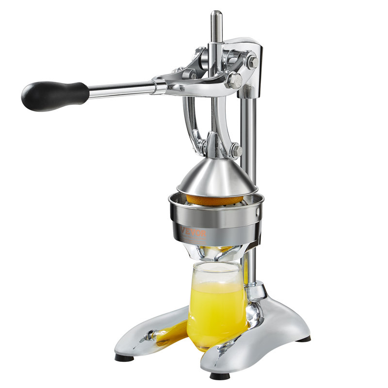 Stainless Steel Manual Citrus Juicer with Ergonomic Handle