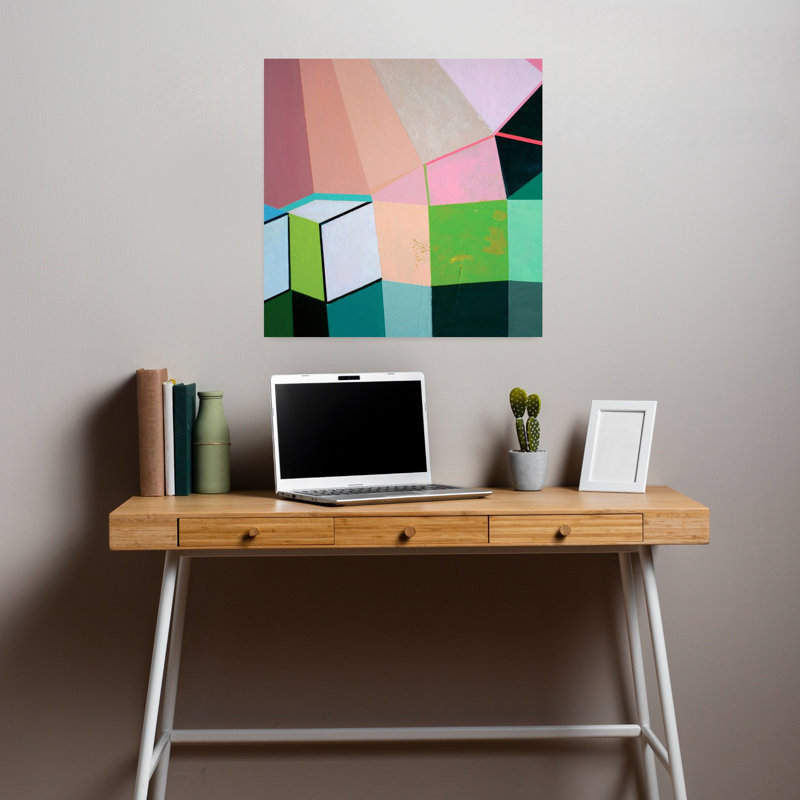 Angles No. 1 Abstract Modern Art, 18" H x 18" W