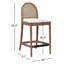 Tabouret de comptoir rembourré Cossette-1767291844