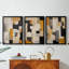 ABSTRACT Series DV - Toile tendue avec châssis sur mesure - 3 pièces-1732193508-1732193510