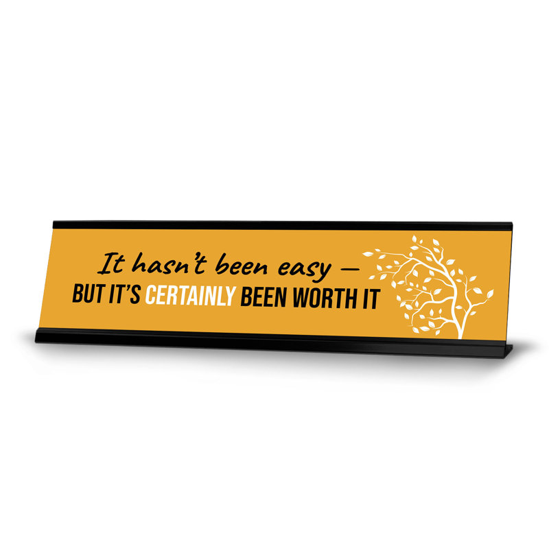 Plaque de bureau