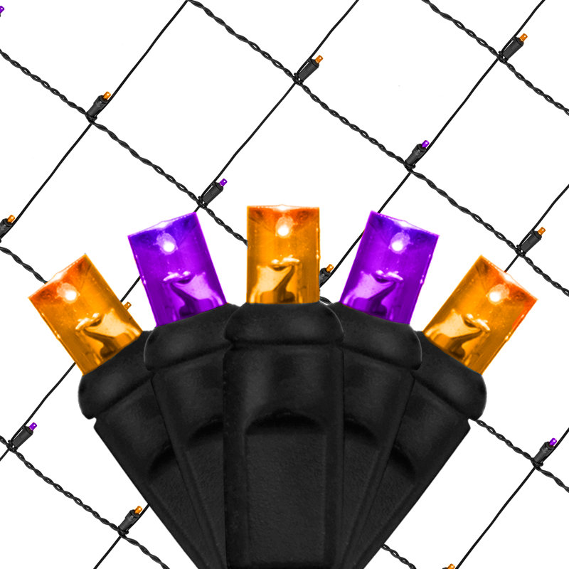 100 Light LED Halloween Net Lights