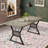 Washable Boho Floral Area Rug 10x13 ft -  Soft Low Pile Rug with Non-Slip Backing for Living Room, Bedroom-1582325573-1582325580