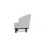 Fauteuil d'appoint rembourré Ava, gris clair-618423424