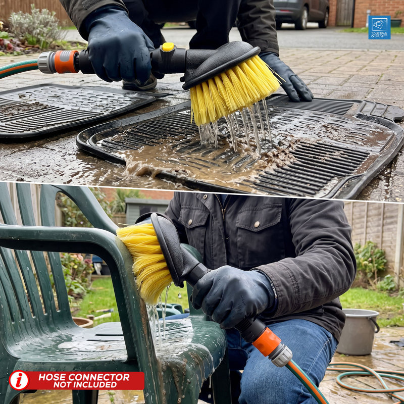 Adjustable Cleaning Brushes with Replaceable Head