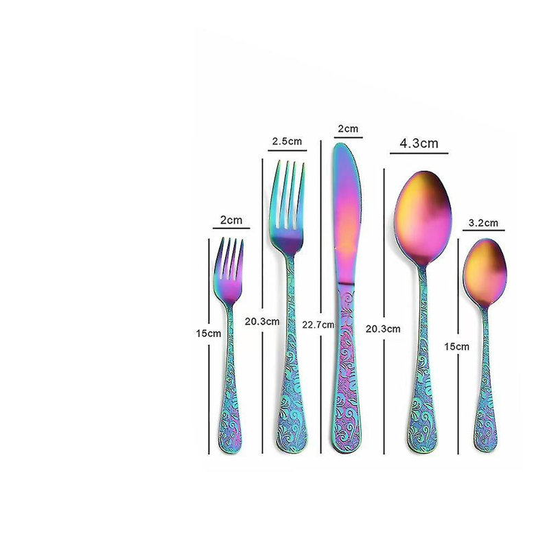 Ivy Bronx Jayvius Stainless Steel Flatware Set - Service for 4