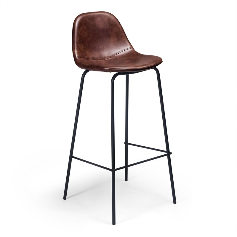 Kody Vegan Leather Bar & Counter Stool & Reviews | AllModern