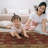 Ottohome Non-Slip Traditional Area Rug For Living Room, Hallway, Entryway Rug, Dark Red-2039243889