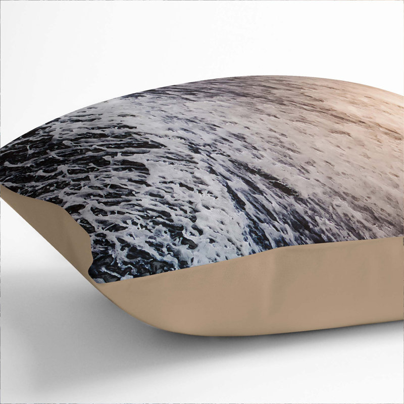 Square Throw Cushion, Stone, 55cm H x 55cm W x 20cm D