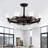 Caiden Chandelier Ceiling Fan with Remote & DC Motor (Bulb Not Included)