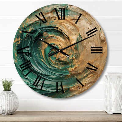 Horloge murale en bois massif Margulies