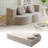 Boneless 76" Convertible Folding Sofa Bed, Twin Size Foldable Floor Futon Couch with 2 Pillow, Boneless Loveseat Couch with Linen Fabric & Foam, Modern Compression Sleeper Sofa for Living Room, Guest Use, Home Office, Apartment, Small Space-1972411647