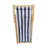 Populus Wood Sling Chair Blue Stripe Broad Blue Stripe Folding Chaise Lounge Chair