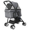 BingoPaw Foldable Pet Stroller with Detachable Carrier & Reviews | Wayfair