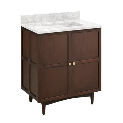 Delavan 30" Mahogany Single Bathroom Vanity