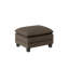 Upholstered Corduroy Armchair With Ottoman-147847854