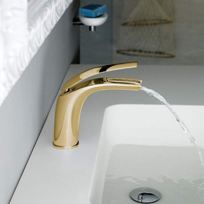 Robinet pour salle de bain avec ensemble de drain pour lavabo de cuve Aria