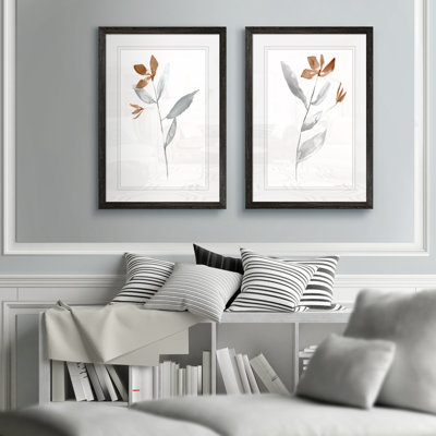 «Simple Stem I» par Vincent Van Gogh - ensemble de 2 reproductions d'art