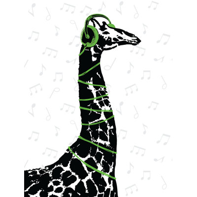 Rockin' Giraffe by Masey St. Studios