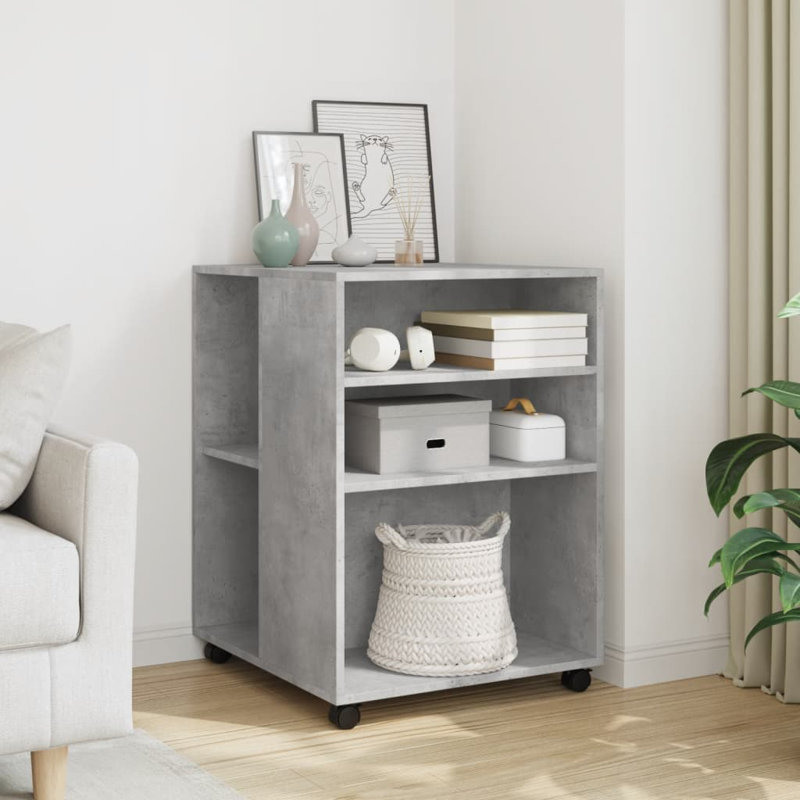 End Table, Concrete Grey