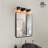 Cleofas Bathroom Vanity Light Fixture with Clear Glass Shade-827349467-820596443
