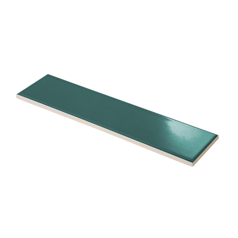 Urban Domain 3'' W x 12'' L Ceramic Subway Singular Tile, Green