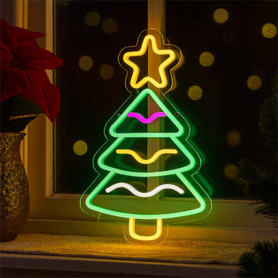LED Lighted Window Décor